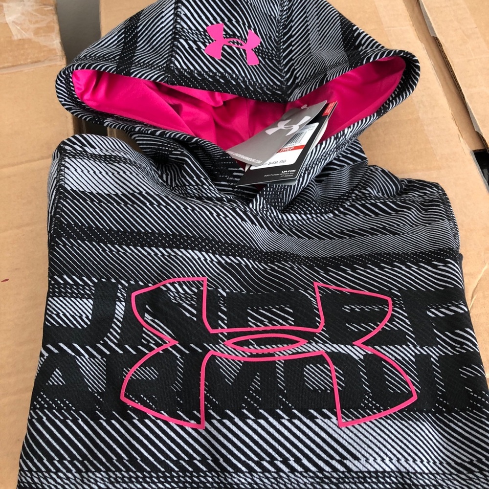 New Under Armour UA Threadborne Big Logo hoodie